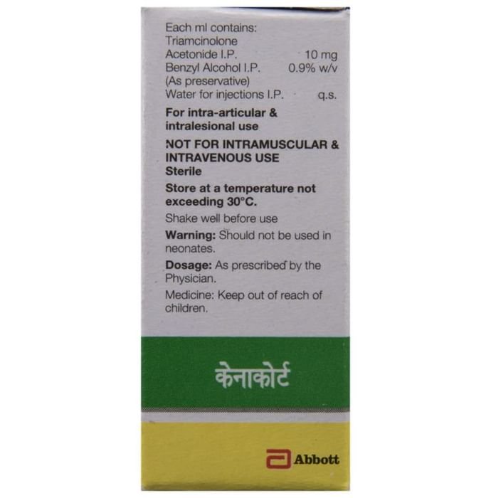 Kenacort 10mg Injection Triamcinolone 10mg