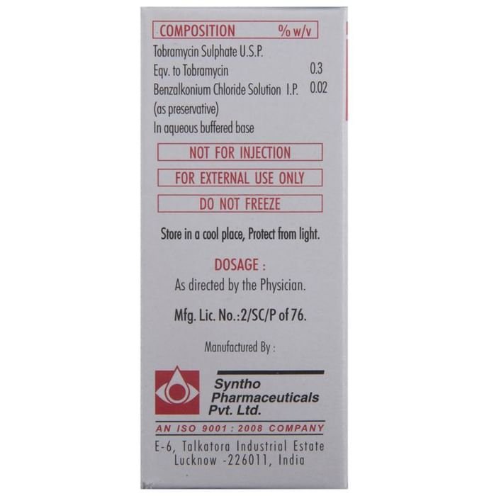 Obra Eye Drops Tobramycin 0.3% w/v
