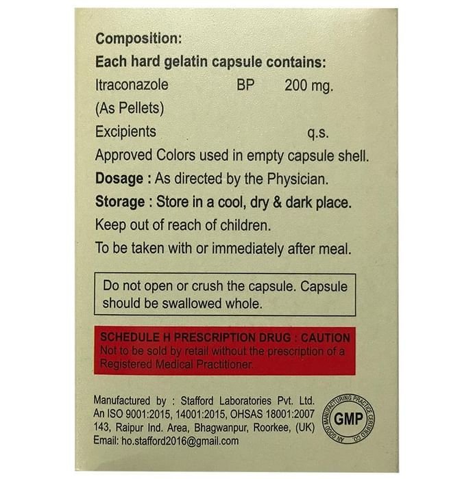 Clintoz 200 Capsule Itraconazole 200mg