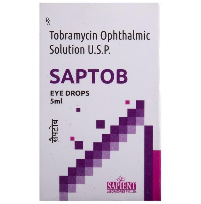 Saptob Eye Drop Tobramycin 0.3% w/v