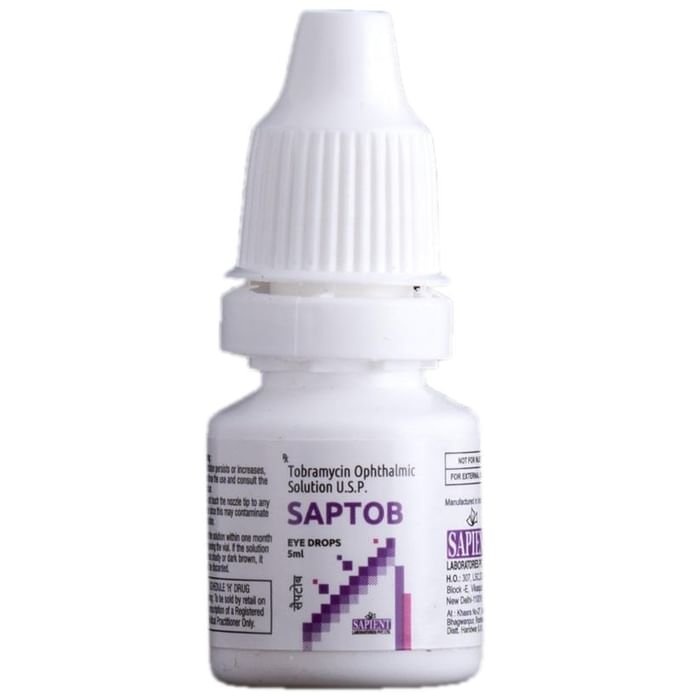 Saptob Eye Drop Tobramycin 0.3% w/v