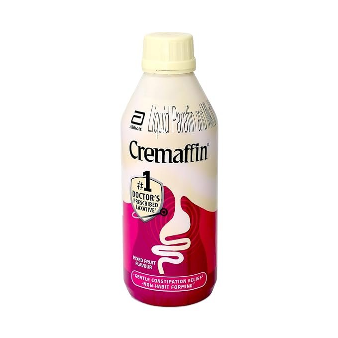 Cremaffin Constipation Relief with Liquid Paraffin | For Stomach Care | Mixed Fruit|450ml