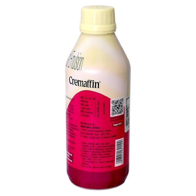 Cremaffin Constipation Relief with Liquid Paraffin | For Stomach Care | Mixed Fruit|450ml