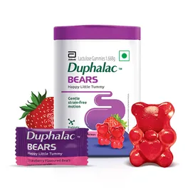 Duphalac Bears Lactulose Prebiotic Gummy | Flavour Strawberry