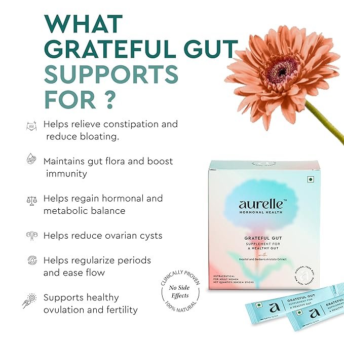 Aurelle Grateful Gut Powder (30 Sticks Each)